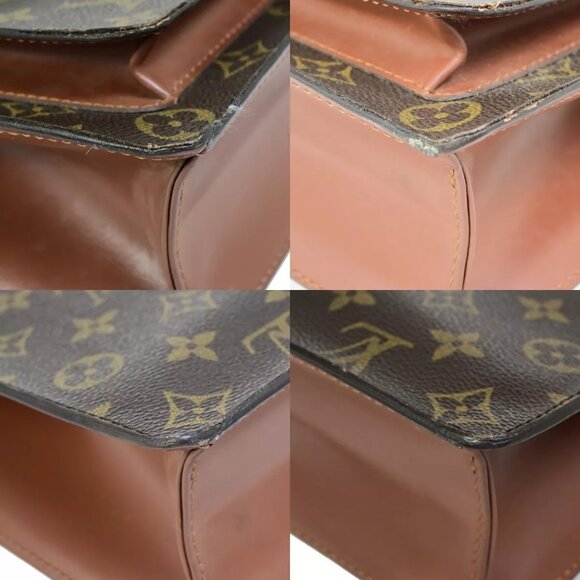 LOUIS VUITTON Monceau 28 2Way Shoulder Hand Bag Monogram Leather M51185 77EC110 - Picture 8 of 16